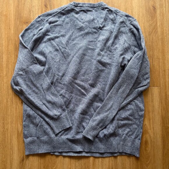 American Eagle Long Sleeve Knit Scoop Neck Sweater Blue NWT Men’s Size XXXL - Picture 3 of 7